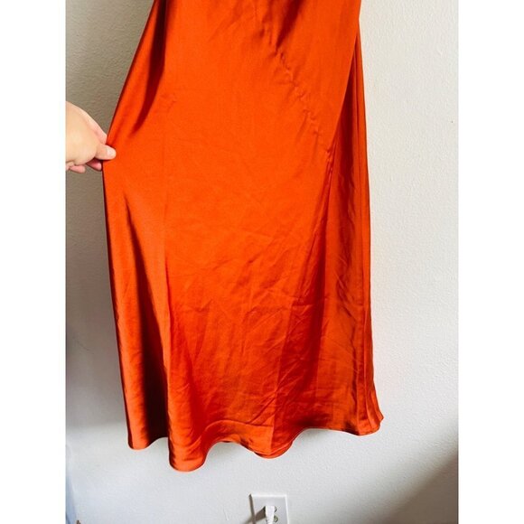 Show Me Your Mumu Verona Cowl Neck Burnt Orange Sz S - Picture 6 of 14